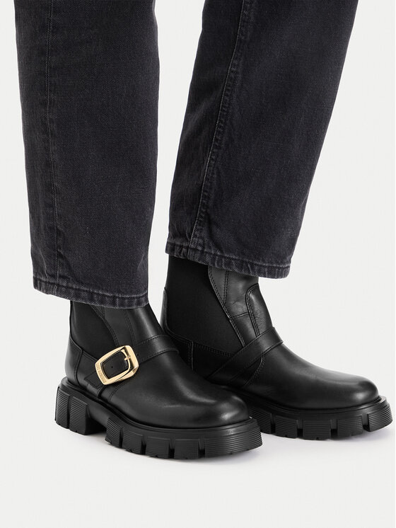 LOVE MOSCHINO LOVE MOSCHINO Μποτάκια με λάστιχο JA24105G1NIA000036 Μαύρο