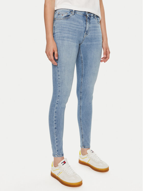 Tommy Jeans Džinsi Nora DW0DW19256 Zils Skinny Fit