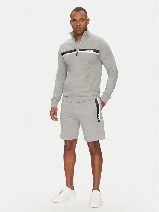 BOSS BOSS Sportske kratke hlače Authentic 50540630 Siva Regular Fit
