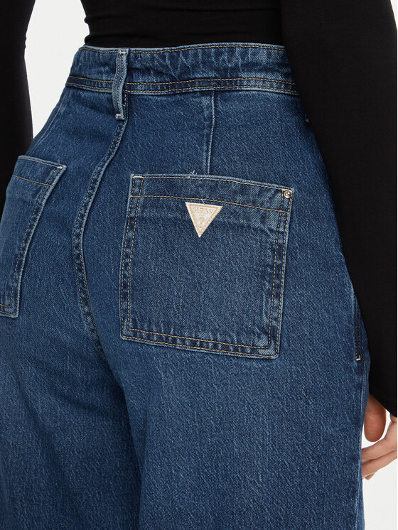 Guess Guess Džinsi Dakota W4YA77 D5DD4 Tumši zils Relaxed Fit