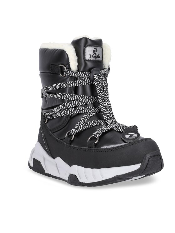 ZigZag ZigZag Μπότες Χιονιού Turriea Kids Boot WP Z234122 Μαύρο