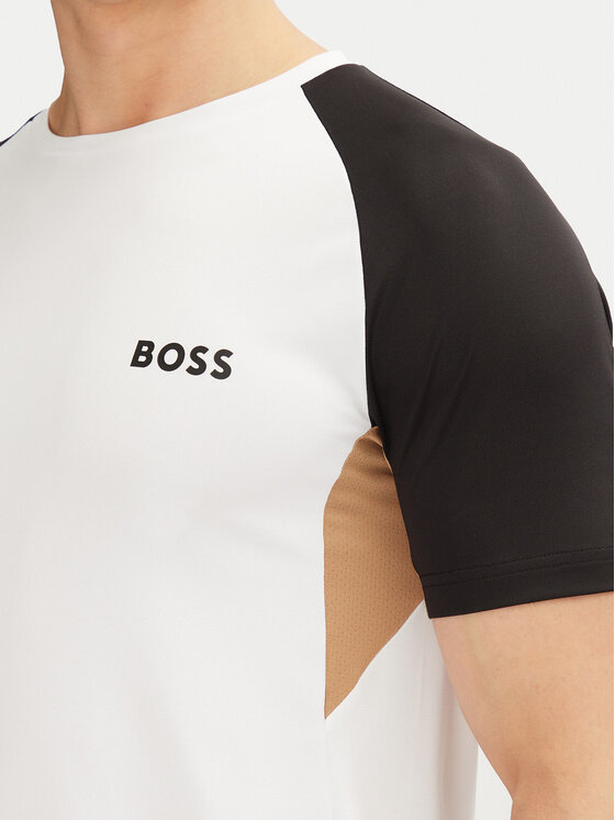 BOSS BOSS T-Shirt 50539114 Biały Slim Fit