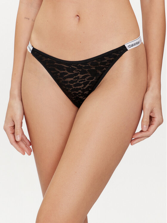 Calvin Klein Underwear Calvin Klein Underwear Brazilian Damenslip 000QD5155E Schwarz