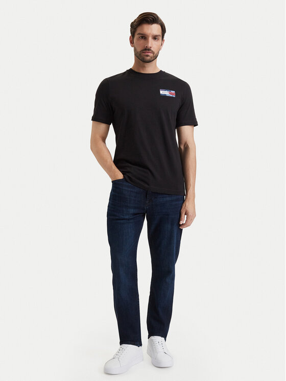 Tommy Hilfiger Tommy Hilfiger Jeansy Denton MW0MW44924 Granatowy Slim Fit