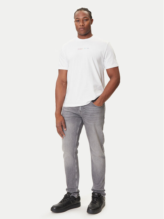 Calvin Klein Jeans Calvin Klein Jeans Tricou Pride Graphic LV04RC815G Alb Relaxed Fit