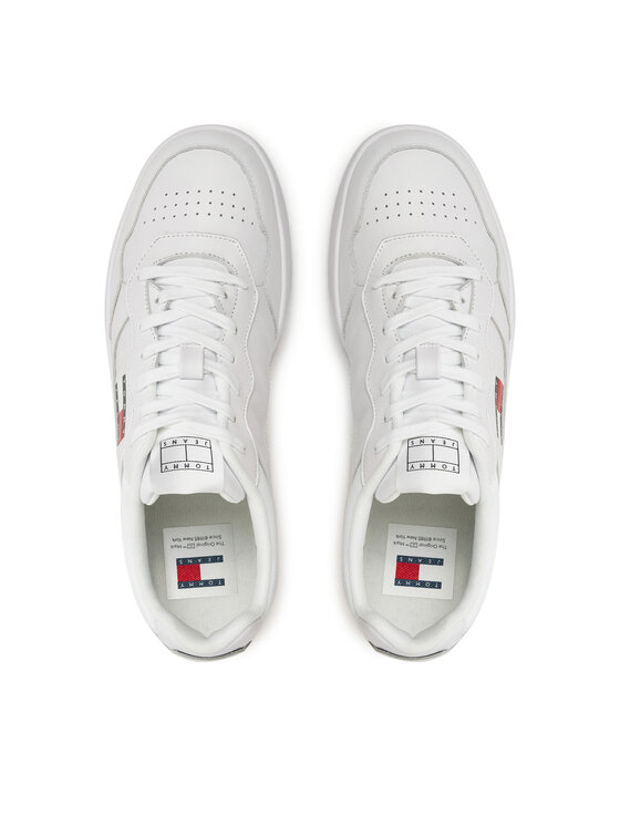 Tommy Jeans Tommy Jeans Sneakersy Tjm Cupsole Leather Ess EM0EM01443 Biały
