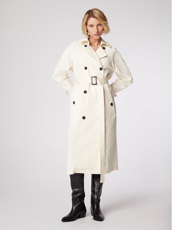 Simple Simple Tenchcoat PLD005 Beige Regular Fit
