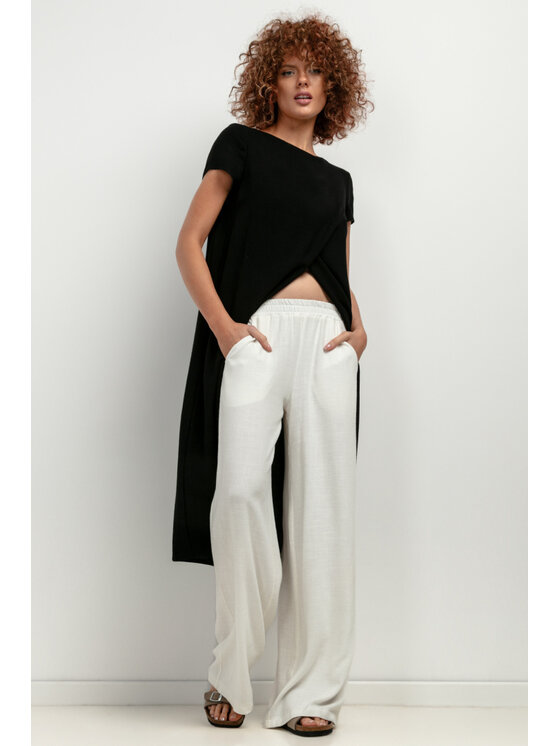 Tessita Tessita Tunika NARZUTKA T405 czarna Czarny Classic Fit