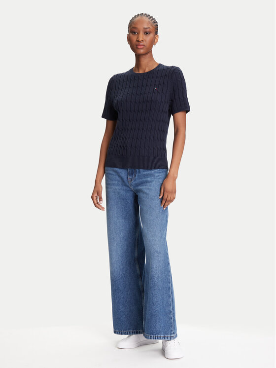 Tommy Hilfiger Tommy Hilfiger Blugi WW0WW45675 Bleumarin Slim Fit