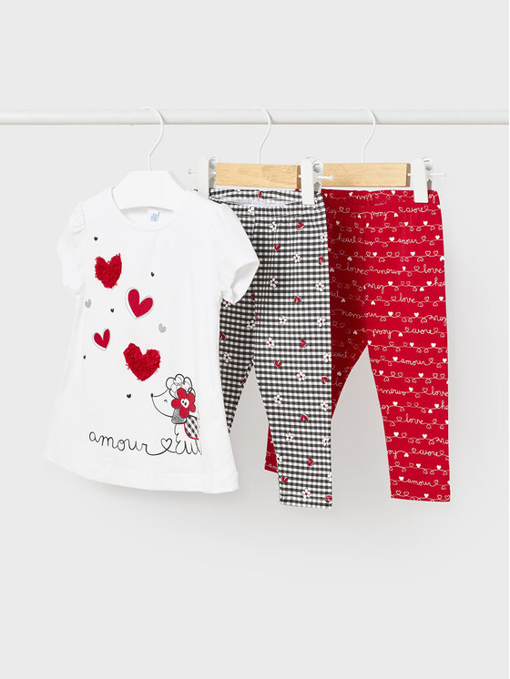 Completo 2 leggings e maglietta Mayoral