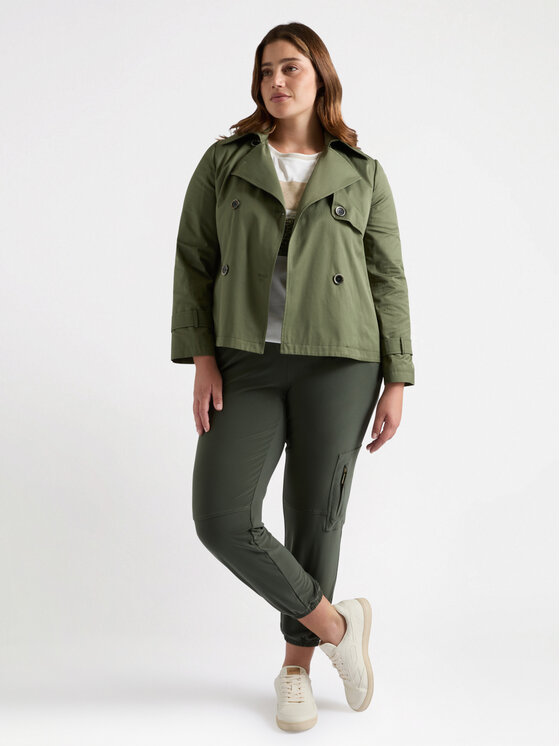 Fiorella Rubino Fiorella Rubino Pantaloni di tessuto P153L002136N035 Verde Regular Fit