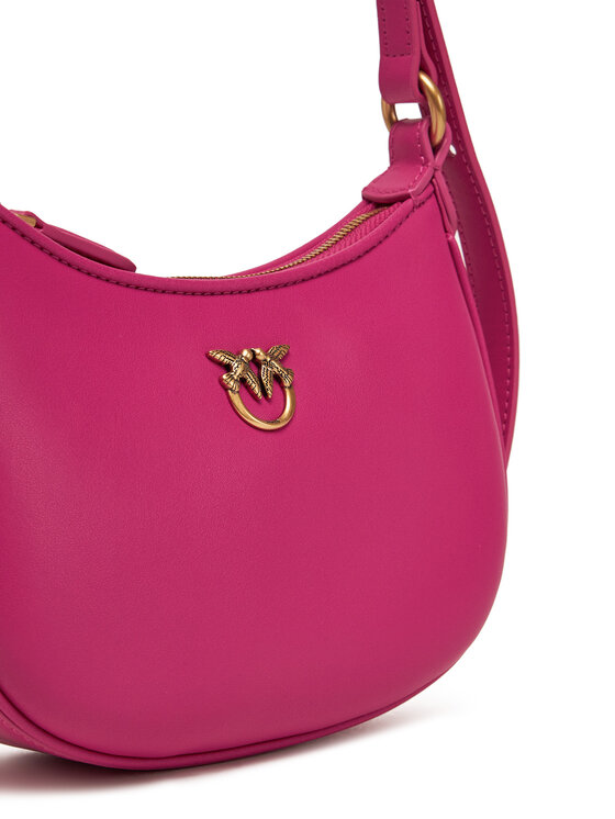 PINKO PINKO Torebka Half Moon Baby AI 24-25 PLTT 103538 A0F1 Różowy