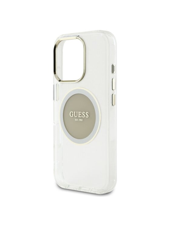 Guess Guess Etui na telefon Apple iPhone 16 Pro Szary
