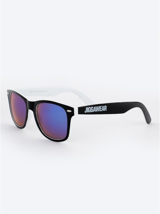 Jigga Wear Jigga Wear Okulary przeciwsłoneczne Okulary Przeciwsłoneczne Jigga Wear Name Contrast Czarne / Białe / Fioletowe uni Czarny