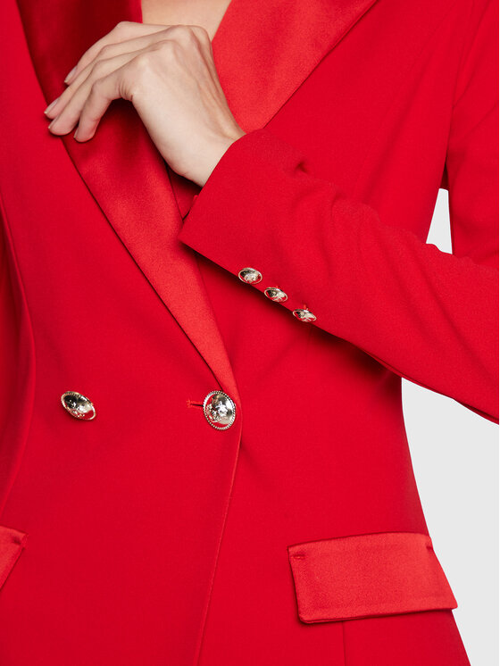 Imperial Imperial Kokteilinė suknelė ACKFEAW Raudona Slim Fit