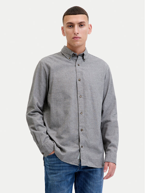 Jack & Jones Jack & Jones Комплект ризи Blubarkley 12294328 Сив Regular Fit