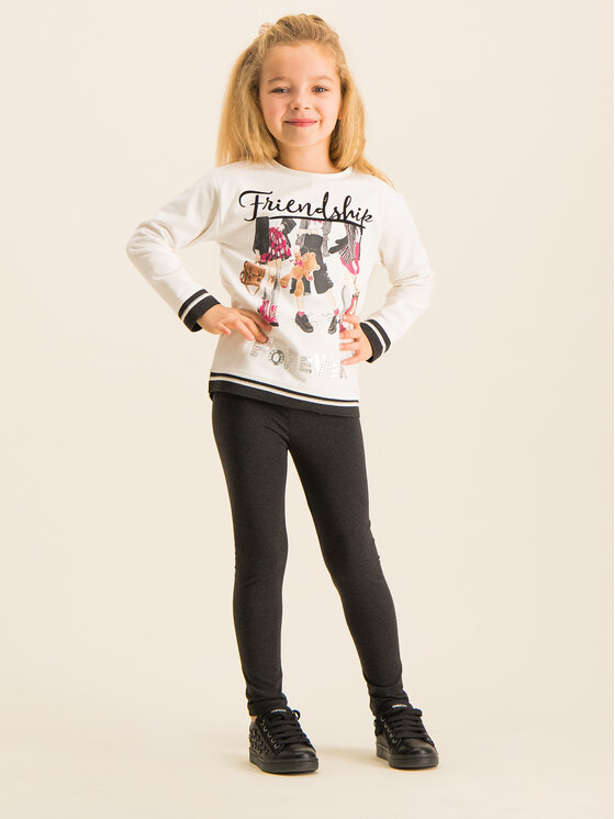 Mayoral Mayoral Completo maglietta e leggings 4712 Bianco Regular Fit