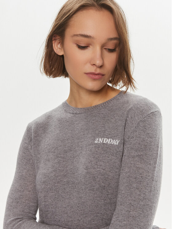 2NDDAY 2NDDAY Pullover Lance 2000340408 Grau Regular Fit