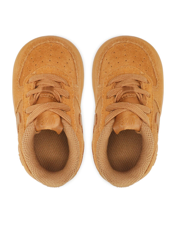  Nike Toddler's Force 1 LV8 3 Wheat/Wheat-Gum Light Brown  (BQ5487 700) | Sneakers