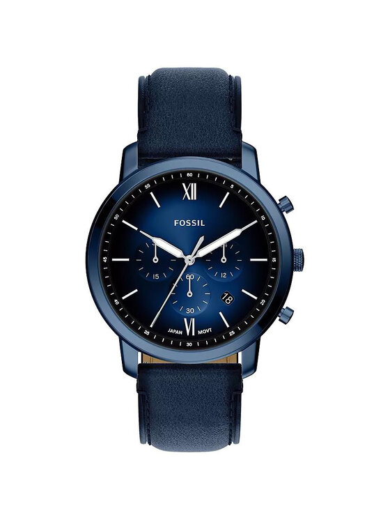 Fossil Fossil Zegarek FS6168 Niebieski