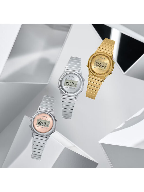 Casio Casio Zegarek LA700WEG-9AEF Złoty