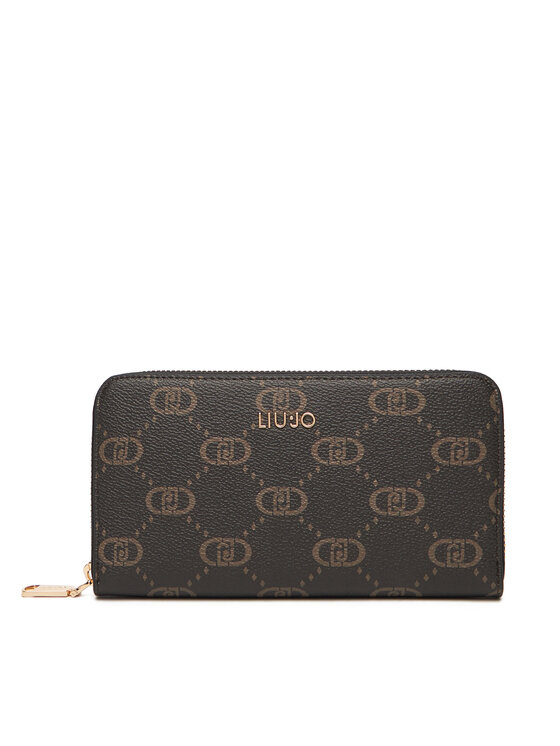 Liu Jo Liu Jo Velika ženska denarnica Ecs Xl Zip Around AF5170 E0668 Rjava