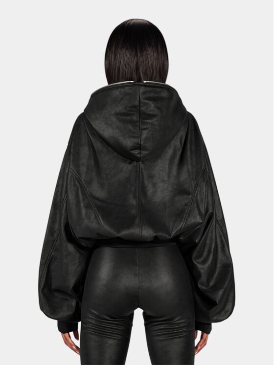 MADE BY SOCIETY MADE BY SOCIETY Kurtka anorak CANVAS Jacket - J27829 Czarny Basic Fit