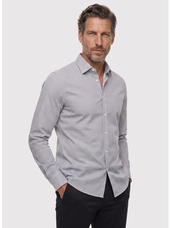 Pako Lorente Pako Lorente Koszula P26WF-1X-009 Szary Slim Fit