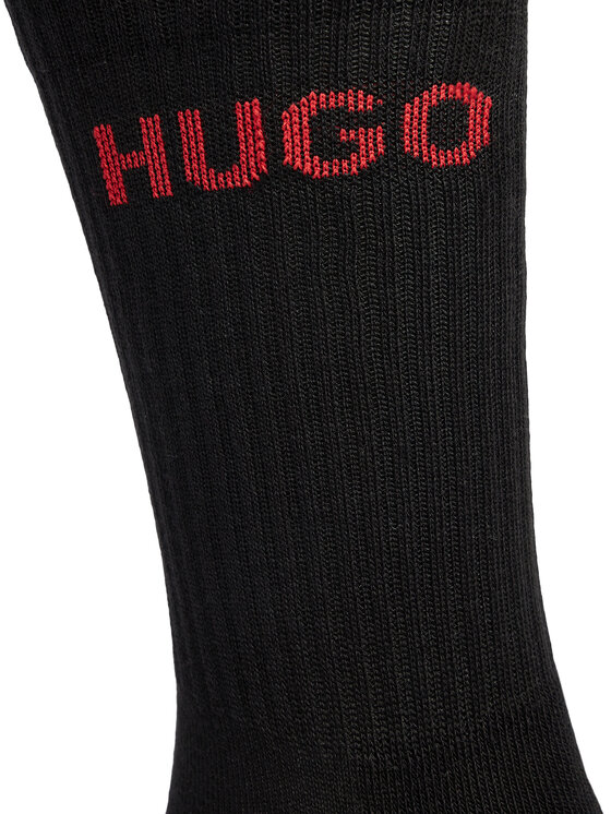 HUGO HUGO Hosszú zoknik 50510187 Fekete