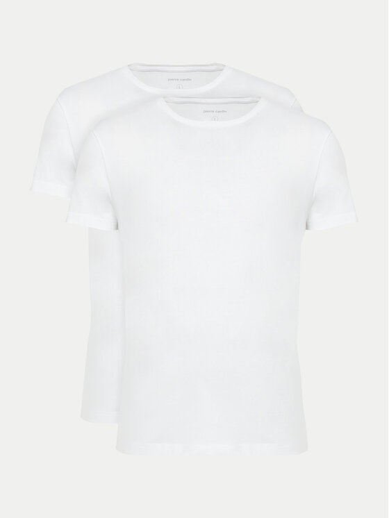 Pierre Cardin Pierre Cardin Set 2 majice 29990.000.9000 Bijela Modern Fit