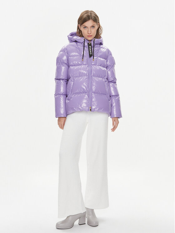 PINKO PINKO Зимова куртка Eleodoro 101597 A11K Фіолетовий Regular Fit