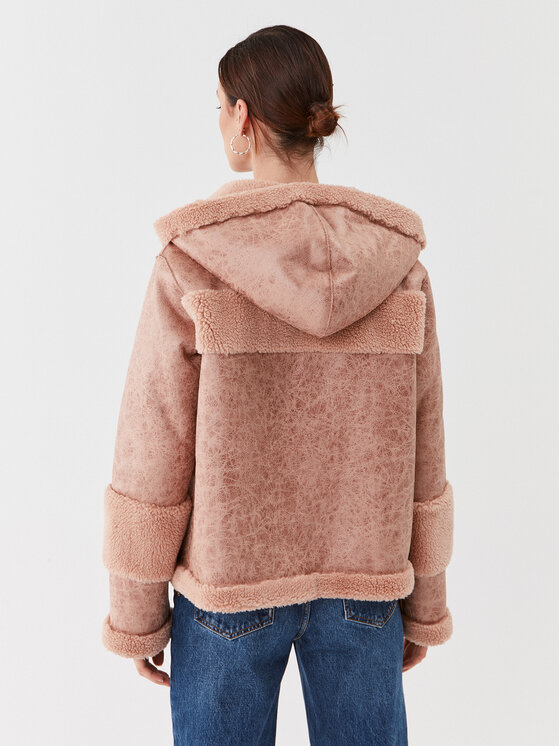 Liu Jo Sport Liu Jo Sport Fellmantel TF3020 E0847 Rosa Regular Fit