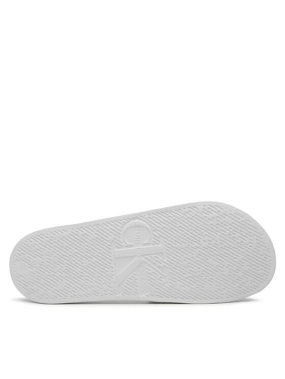 Calvin Klein Jeans Calvin Klein Jeans Papucs Slide Monogram Co YM0YM00061 Fehér