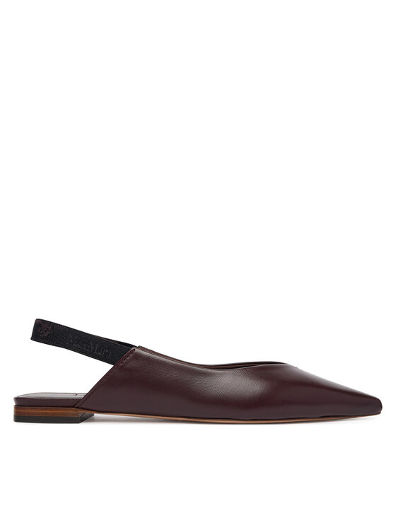 Max Mara Max Mara Baleríny Mxacrea 2614521431600 Bordó