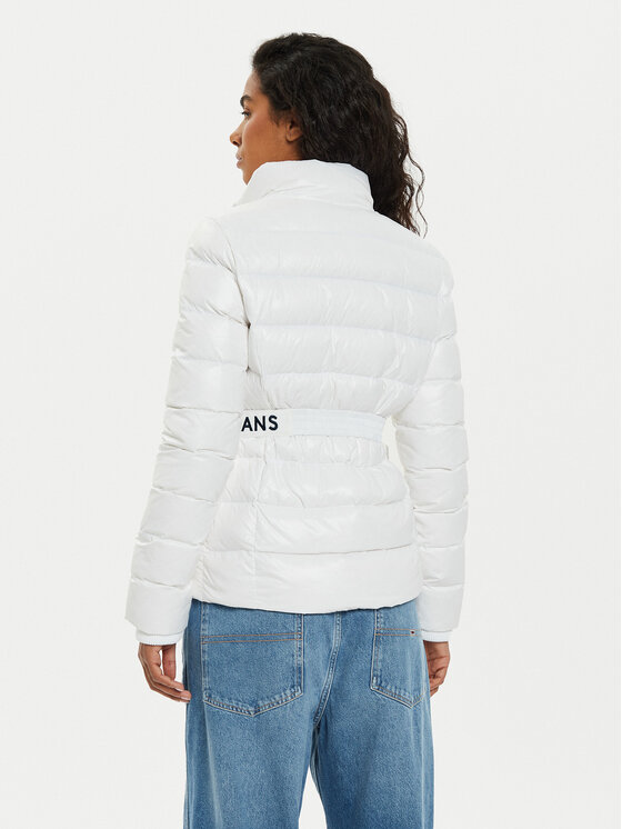 Tommy Jeans Tommy Jeans Vatovaná bunda DW0DW18826 Bílá Slim Fit