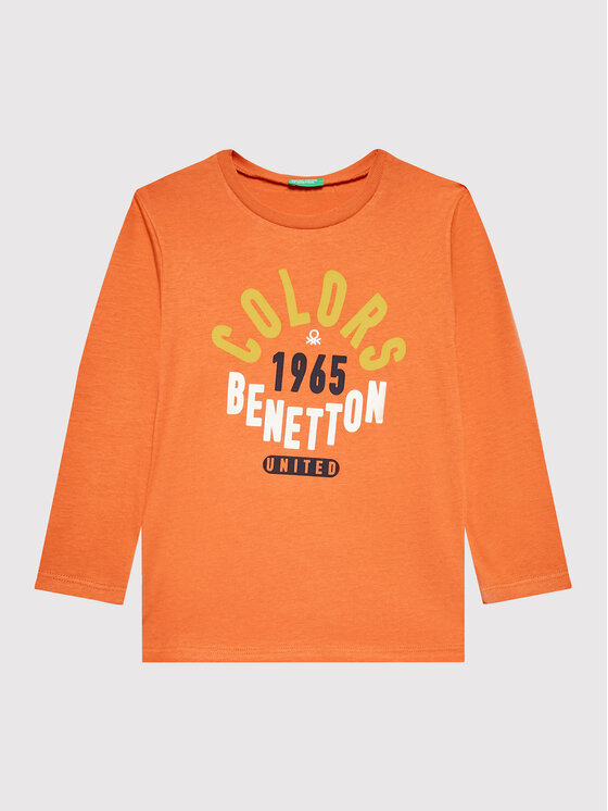 United Colors Of Benetton Bluză 3I1XG104D Portocaliu Regular Fit