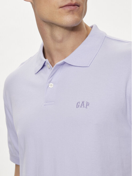 Gap Gap Polo marškinėliai 586306-14 Violetinė Regular Fit
