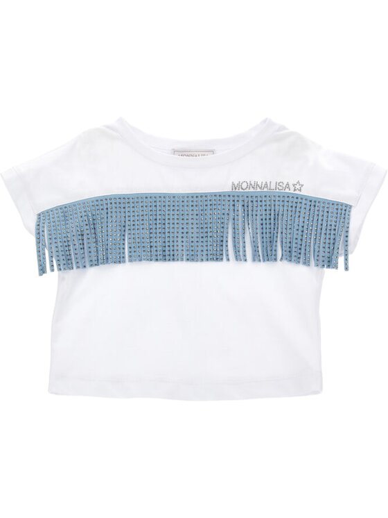 Monnalisa Monnalisa T-shirt q-bab-67402 Bianco Regular Fit