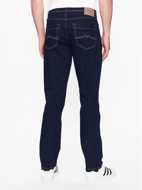 Mustang Mustang Jeansy Washington 1007640 Granatowy Slim Fit