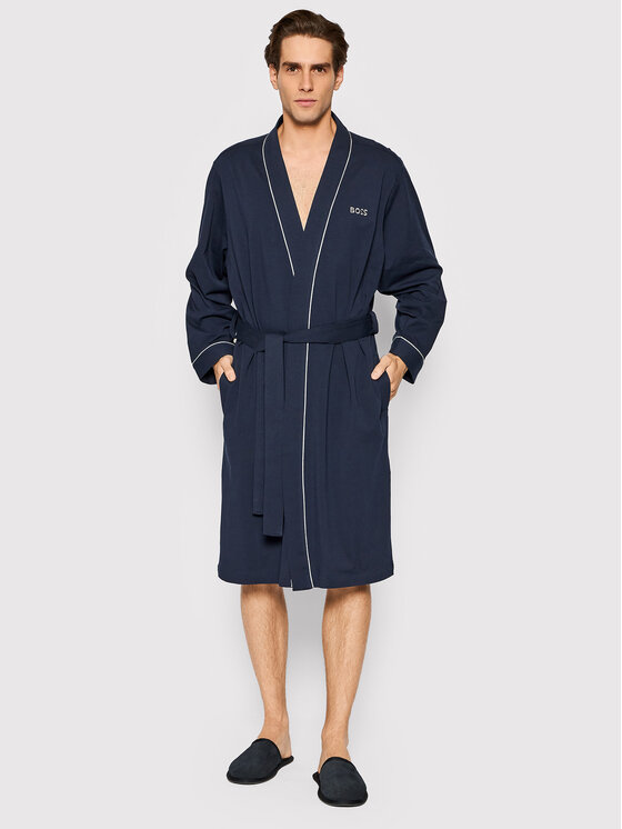 BOSS Boss Kopalni plašč Kimono 50469624 Mornarsko modra