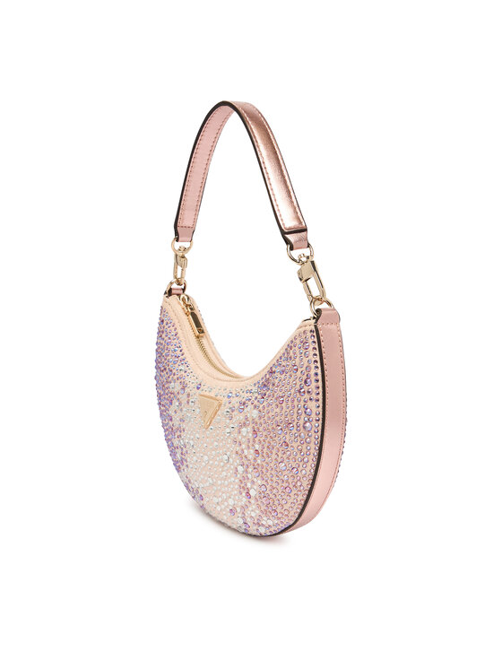 Guess Guess Дамска чанта Tasmin Mini HWEG99 31720 Розов