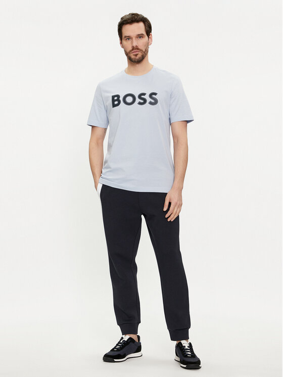 BOSS Boss T-shirt 50512866 Plava Regular Fit