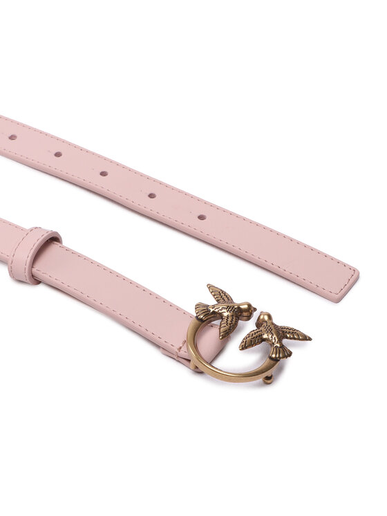 PINKO Pinko Pasek Damski Love Berry H2 Belt PE 23 PLT01 100143 A0F1 Różowy