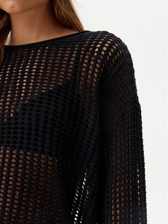 Vans Vans Sweter Mila VN000M9H Czarny Loose Fit