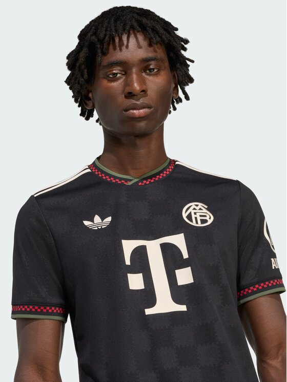 adidas adidas Koszulka techniczna FC Bayern 25/26 Third Jersey Czarny Slim Fit