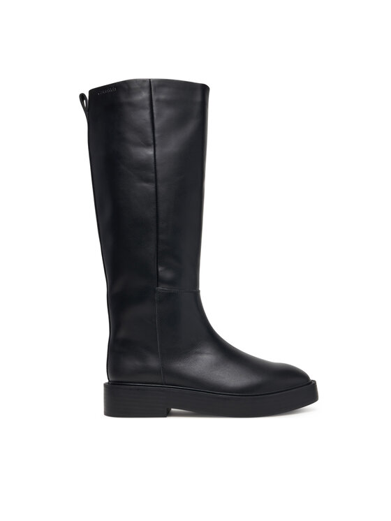 Calvin Klein Calvin Klein Ботуши Conc Welt High Boot Lth HW0HW03213 Черен