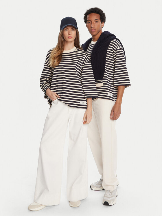 AMI PARIS AMI PARIS Футболка UTS056.JE0121 Cиній Relaxed Fit