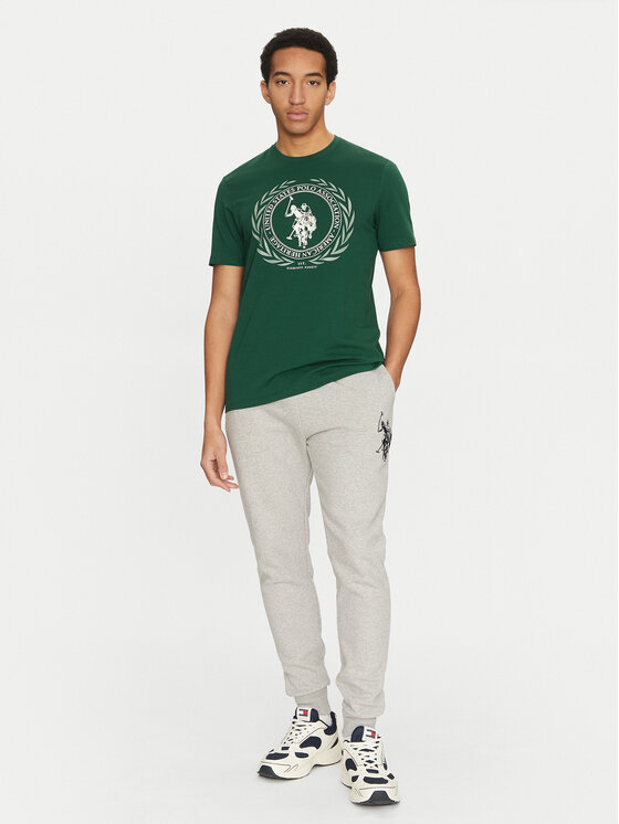U.S. Polo Assn. U.S. Polo Assn. T-särk MUP3641 Roheline Regular Fit