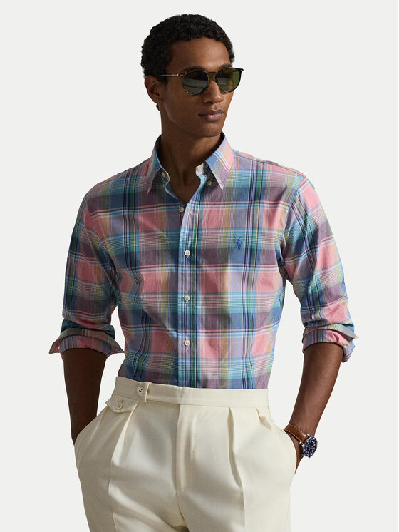 Polo Ralph Lauren Polo Ralph Lauren Košulja 710P06020006 Ružičasta Custom Fit