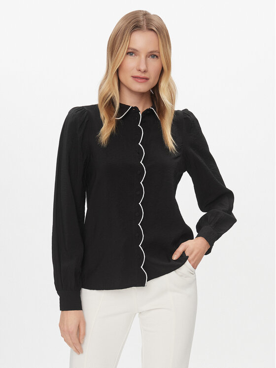 Vero Moda Košeľa Gigi 10303039 Čierna Regular Fit